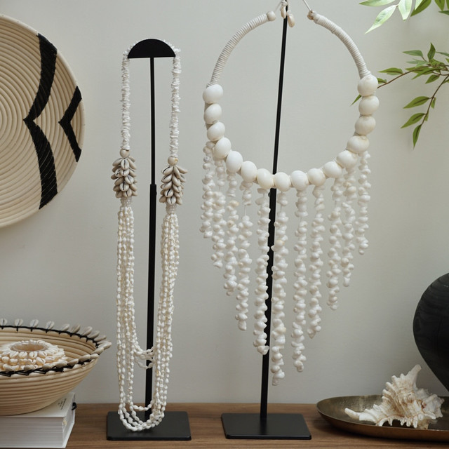 Hand-made artifacts. Balinese style handmade ornaments model room soft decorations hotel homestay French mediterranean