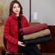 Waterproof middle-aged mother autumn and winter coat cotton coat fashionable thickened cotton jacket new style middle-aged and elderly women's winter down cotton jacket