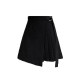 Large size fat sister high -waist pleated skirt female spring and autumn and winter new models thin and anti -free light skirt A -line skirt