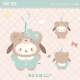 toptoy Sanrio sanrio vinyl plush latte baby series blind box trendy plush doll pendant