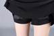 Women's large size elastic waist dancing skirt with lining anti-exposure safety pants cake versatile short skirt
