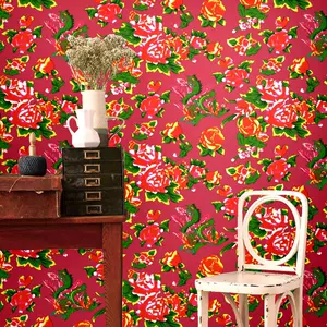 紅花壁紙 新人首單立減十元 22年11月 淘寶海外