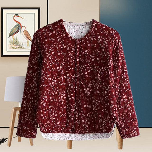 Mom's little cotton-padded jacket, winter short, thin, small, small, casual, close-fitting, inner-wearing cotton-padded jacket, women's plainclothes jacket