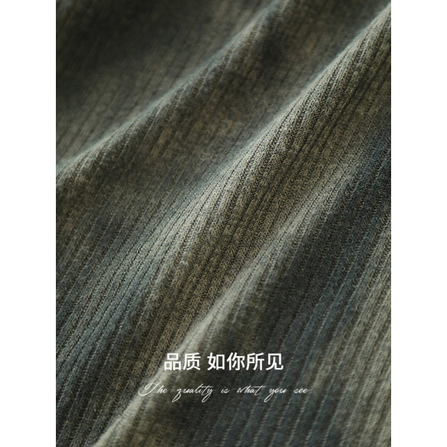 COCOBELLA new Chinese tie-dye dress knitted skirt women's style long-sleeved sweater dress FR3065