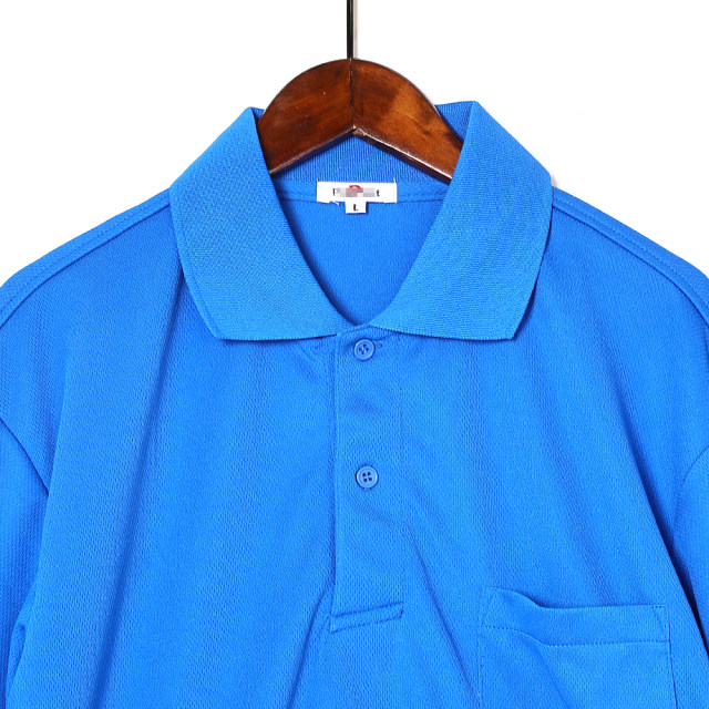 2025 summer lapel men's short-sleeved POLO shirt with pocket quick-drying mesh fashionable casual sports loose T-shirt
