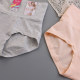 Caitian Xinjiang cotton belly pants high waist autumn and winter pure cotton women's genuine large size elastic solid color boxer underwear
