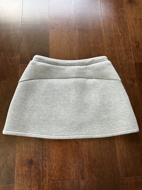 2024 autumn and winter new style plus velvet drawstring sweatshirt cotton A-line skirt skirt casual sports skirt