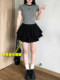 White layer of cake skirt skirt women's summer high -waisted high -waisted small sweet panton skirt ballet A -line skirt