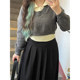 200Jin [Jin equals 0.5 kg] Fat mm pleated skirt for women in autumn and winter versatile large size drooping high waist belly umbrella skirt A-line large hem skirt