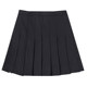 Bargaining large size pleated skirt A -line skirt female 200jin [Jin is equal to 0.5 kg] Fat mm anti -walking light high waist high -waisted suits cover belly short skirt

