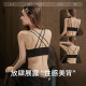 Underwear small breasts gathering without marks, front buckle correction adjustment type soft support lifting and retracting secondary breasts anti-sagging bra set