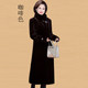 2025 Mink Mother's Wear Mink Fur Coat Long Over the Knee Middle-aged and Elderly Women's Thickened Large Size Imitation Fur Coat