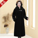 2025 new mother's clothing mink velvet mink long coat middle-aged and elderly women's fur coat thickened whole mink