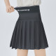 ONE MORE elastic waist pleated skirt for women 2025 autumn anti-exposure elastic high waist slimming skirt A-line skirt