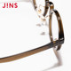 Jins eyes contain lens retro round frame Eyes, high -visual mirrors can be equipped with blue light lens LRF24S018