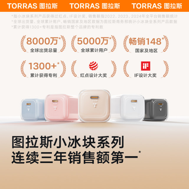 Tulas Little Ice Cube Pro New 45W Applicable to Apple 17 ProMax Charger Cable iPhone 17 Charging Head 16 Data Cable 40W Mobile Air Fast Charging Plug