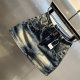 Retro old denim skirt for women in autumn new niche pocket design high waist slim hot girl hip-pack skirt