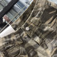 American hot girl pocket design work skirt for women 2024 early autumn new fashionable and personalized versatile A-line denim skirt