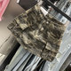 American hot girl pocket design work skirt for women 2024 early autumn new fashionable and personalized versatile A-line denim skirt