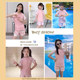 Xtep children's swimsuit girls 2025 new summer girl middle-aged and big children's split junior high school students conservative swimsuit suit set