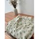 French white polka dot ramie shirt for women in spring and autumn new style literary age-reducing puff sleeves versatile shirt long-sleeved top