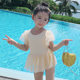 Children's swimsuit 2021 new style girls baby hot spring fashionable swimsuit cute princess little girl one-piece swimsuit