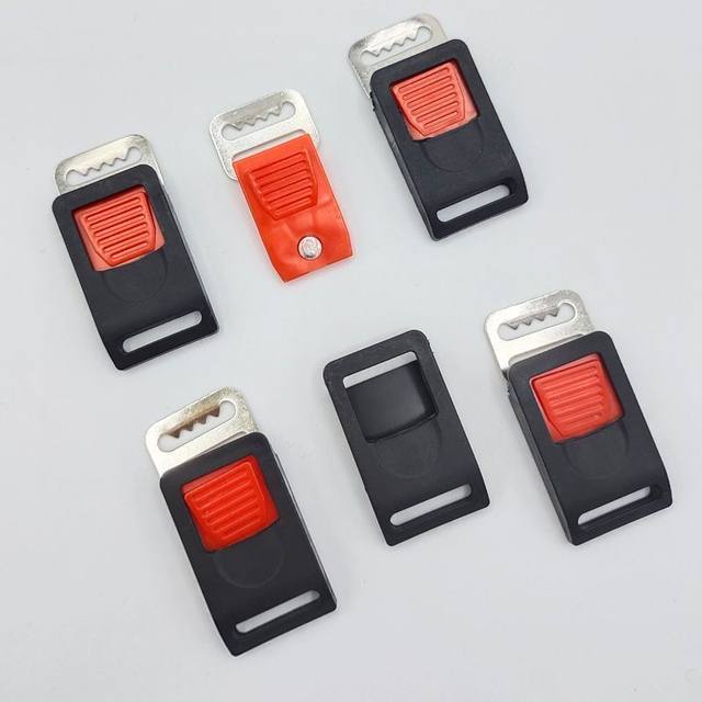 Electric car helmet motorcycle accessories button universal insert buckle chin buckle buckle adjustment lock metal buckle prevent loss