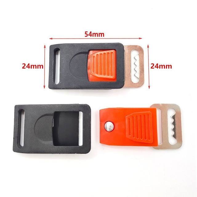 Electric car helmet motorcycle accessories button universal insert buckle chin buckle buckle adjustment lock metal buckle prevent loss