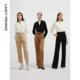 French off-white V-neck top for women autumn new style shirt French long-sleeved shirt for women