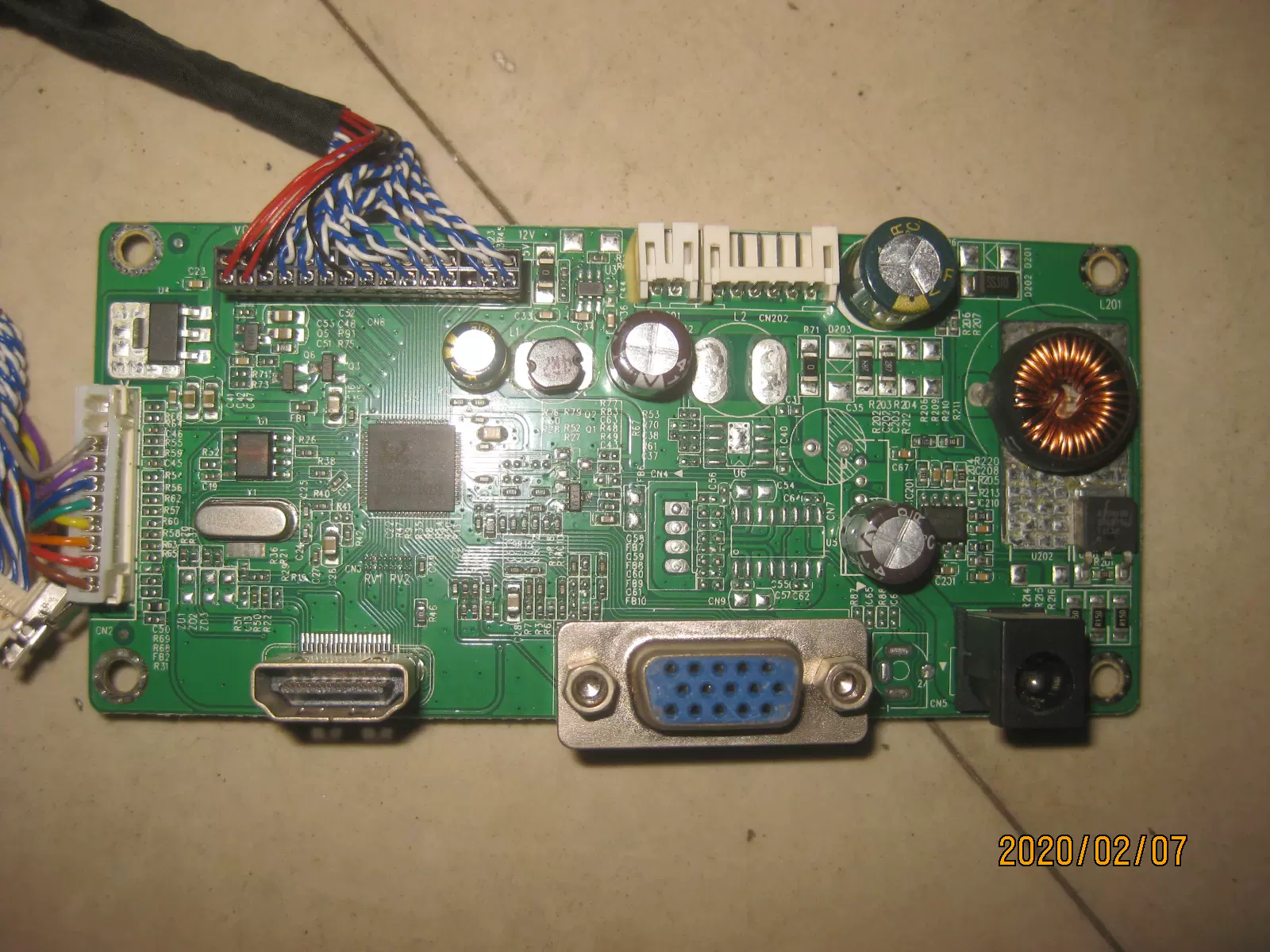 清华同方SC-127显示器主板电源驱动一体板RTD2383L-1A1H-LS 27寸