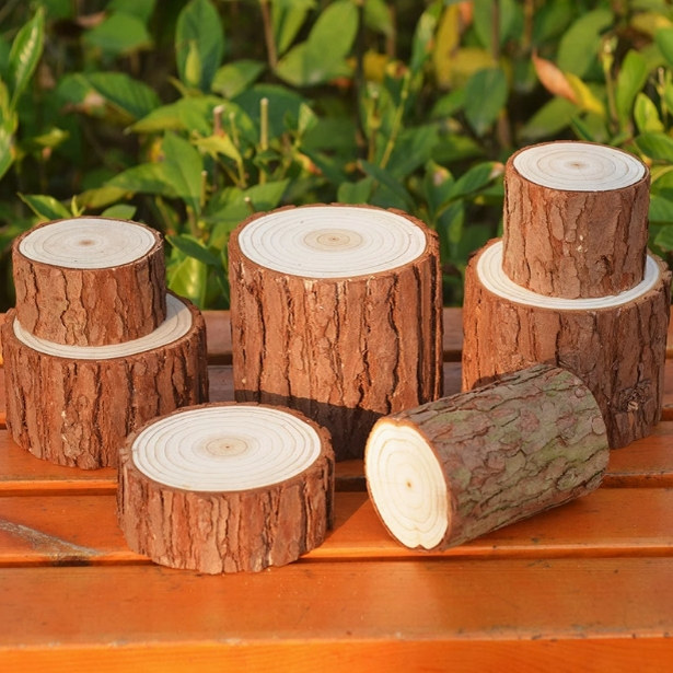 Handmade DIY gardening small wooden pile blind box base ornament log stump trunk photography props fireplace decoration
