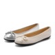 Belle women's shoes ballet style Mary Zhen shoes new commute bow flat bottom lightweight single shoes B1978CQ4
