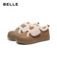 Belle Women's Shoes Furry Shoes 25 New Winter Snow Boots Casual Cotton Shoes Warm Plus Velvet Sneakers D1T1DAM5