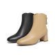 Belle women's boots fashion boots new slim boots super soft sheepskin women's shoes thick high heels elegant short boots B8Z1DDZ4