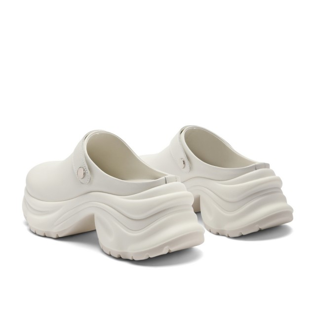 Belle women's shoes thick sole hole shoes for women's new style can be worn outside and heightened toe outside and half slippers B1897BH4