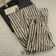 Japanese retro striped textured skirt for women 2025 spring and autumn design high waist slim drooping a-line umbrella skirt
