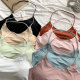 Black halter neck beautiful vest internet celebrity new suspender for women in summer wear for breast wrap and inner wear with breast pad tube top