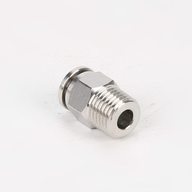 304 PC direct stainless steel quick plug pneumatic tool air pump accessories air pipe pneumatic quick connector with thread