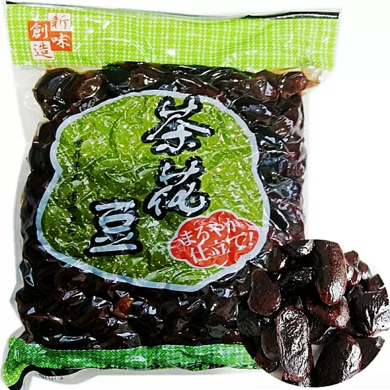 山东特产即食方便食品佃煮豆茶花豆冰粥甜蜜豆800g日本料理