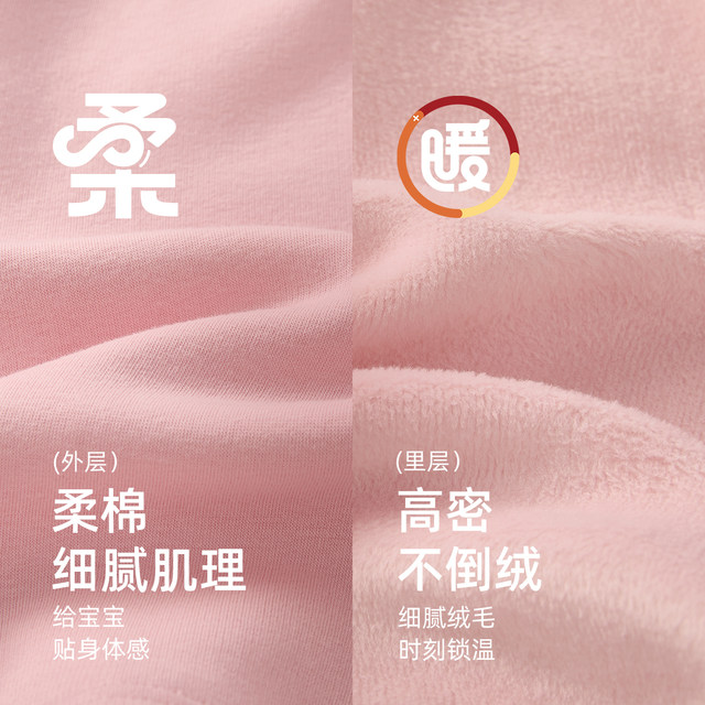 
[7A Antibacterial] Girls Underwear Set New Baby Girl Autumn and Winter Long Sleeve Autumn Clothes Autumn Pants Clothes 5 Children's Pajamas