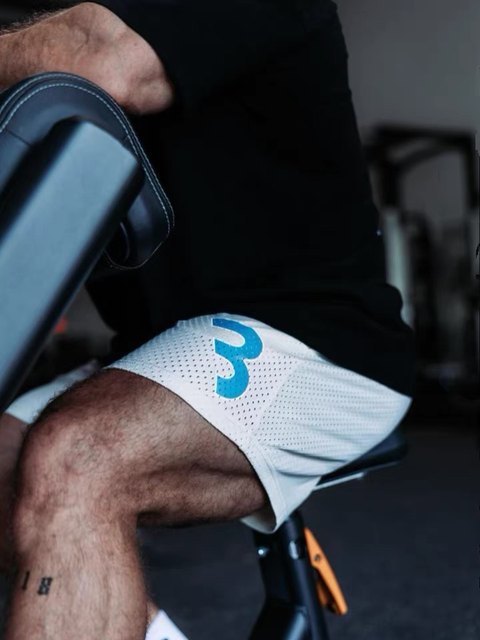 cBoChris Fitness Exercise Training Quick Dry Mesh Shorts Men and Women American Breathable Wound Four-Finish Shorts