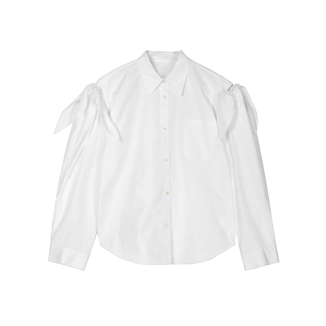 JNBY/Jiangnan cloth discount spring and summer shirt poplin loose shoulder design butterfly style casual women