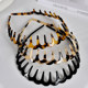 Large wave tooth comb hair hoop for women 2025 new high skull face wash non-slip non-slip headband hairpin hair headband