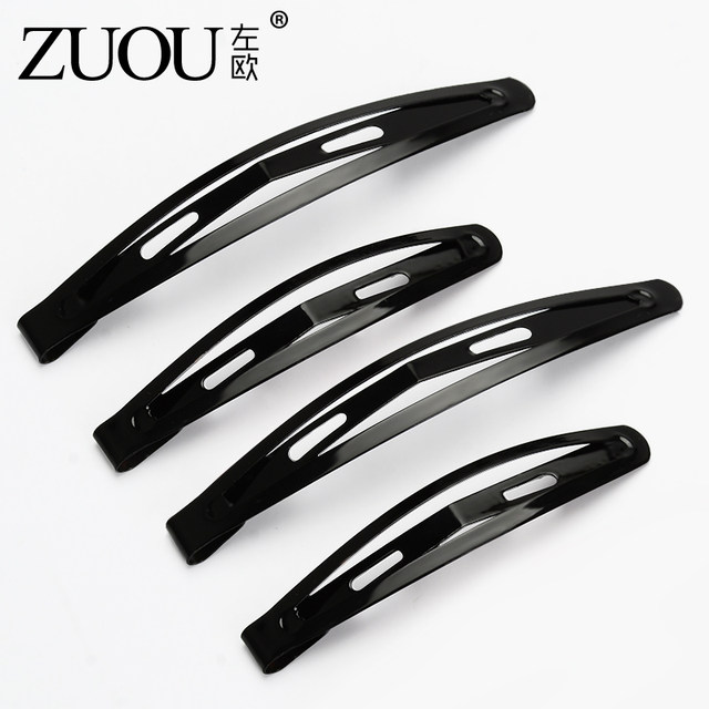 Black bb clamp hair clip for girls children's headdress bangs clip forehead fixed steel clip hair crushing artifact hair clip edge clip