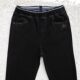 High -waist with thin velvet jeans 2024 autumn and winter grinding hair, big size fat MM middle -aged mother loose straight pants
