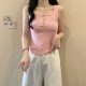 Xiaojijia large-size women's clothing 2025 spring and summer new design to make hot girls look slim and sexy in the inner slim top
