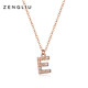ZENGLIU26 letter necklace for women ins cold style niche design sense pendant simple versatile collarbone chain jewelry