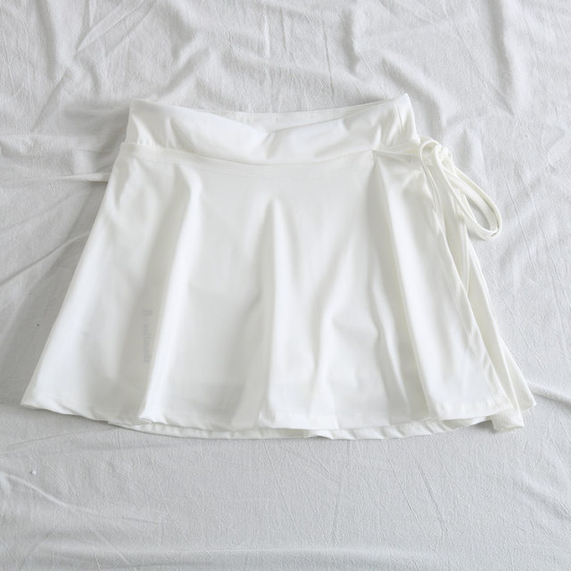New style of spring and summer side lace-up underwear version of high waist tennis skirt sports skirt women's short skirt

