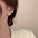 High-end cat eye stone earrings for women 2025 new popular ear clip mosquito coil plate temperament earrings without ear holes