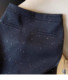 Thin shiny sequin wool skirt for women in autumn and winter large size high waist slim A-line hip skirt slit straight middle skirt